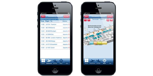 The Hamburg Airport app