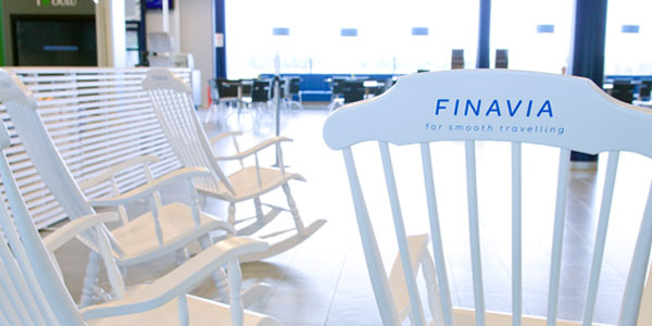 Rocking chairs, which are being trialled by Finavia