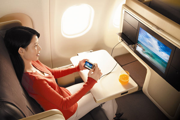 Singapore Airlines launches new IFE system, broadband connectivity and mobile data