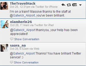 Gatwick Airport Twitter