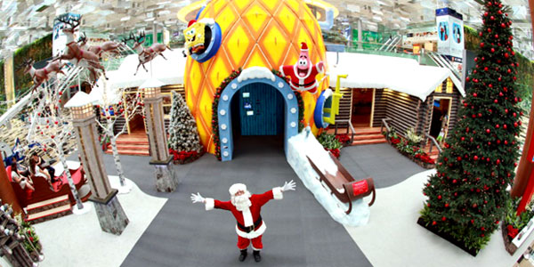 Changi Airport’s Christmas-themed Terminal 3.