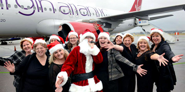 Virgin Atlantic Little Red has made a donation to help the choir set up a youth choir in 2014.