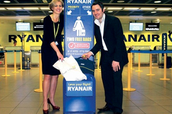 Abbreviate crocodile participate Ryanair relaxes carry-on bag rule