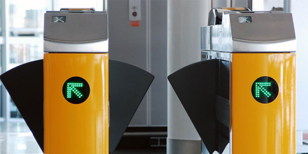 SITA NFC boarding gates at Amsterdam Airport Schiphol