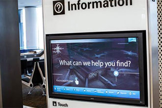 San Francisco Airport installs interactive wayfinding screens