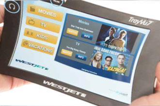 WestJet signs with Panasonic to offer wireless IFE and live TV