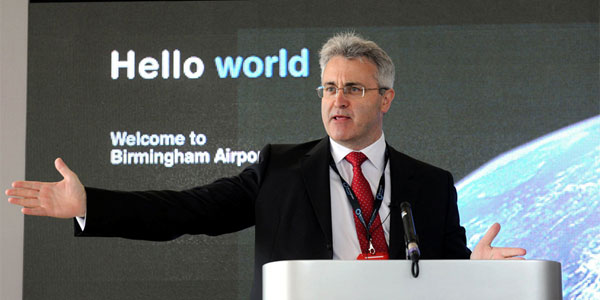Birmingham Airport Chief Executive, Paul Kehoe