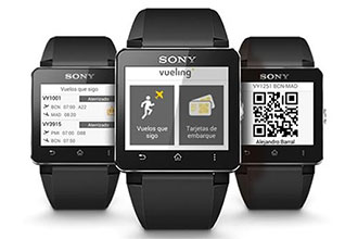 Vueling partners with Sony to offer first smartwatch boarding pass