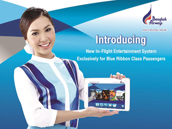 Bangkok Airways trials iPad minis pre-loaded with IFE content