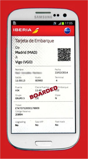 Iberia & Samsung partner on NFC Technology