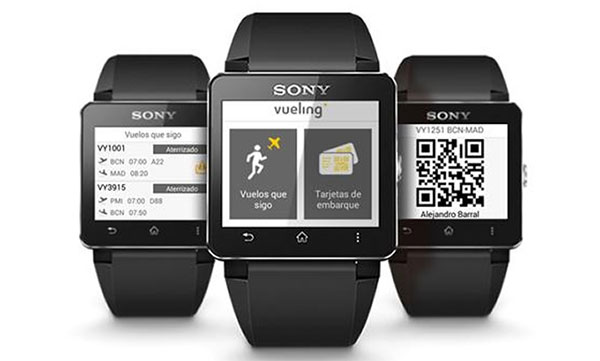 Vueling partners with Sony to offer first smartwatch boarding pass