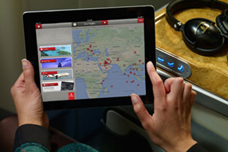 Emirates’ new iPad app includes flight booking, boarding passes and live flight maps