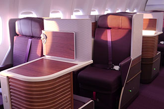 New Thai Airways cabin increases passenger comfort and reflects national culture