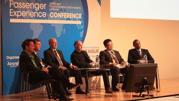 AIX - Matthias Walther, Panasonic Avionics Corporation’s Manager, Integrated Marketing (far left)