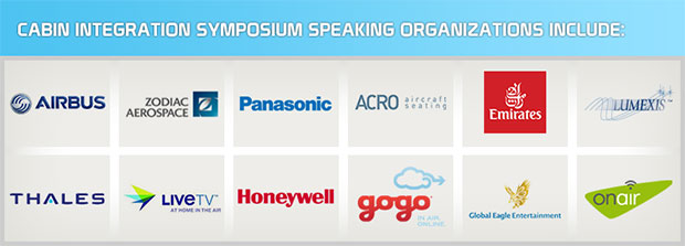 Cabin Integration Symposium spekaking organisations include