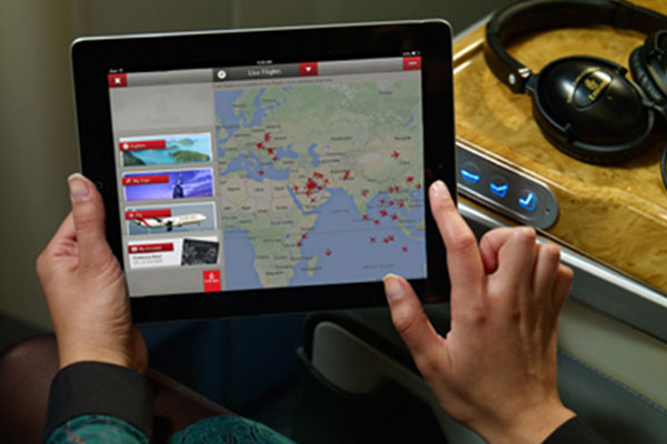 Emirates’ new iPad app includes flight booking, boarding passes and live flight maps