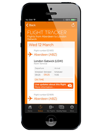 easyJet using mobile push notifications to keep passengers informed 