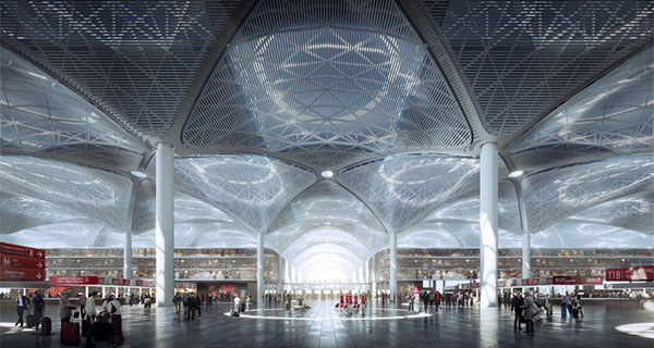 Istanbul New Airport - terminal complex