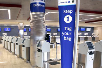 United launches self-tagging and self-boarding at Boston Logan Airport