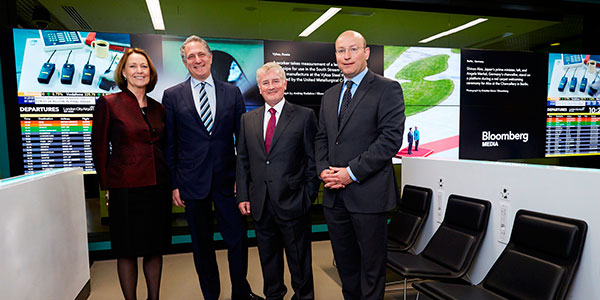 Digital, interactive Bloomberg Hub opens at London City Airport