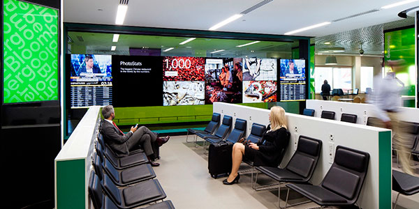 Digital, interactive Bloomberg Hub opens at London City Airport