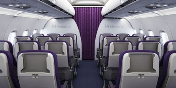 New non-reclining seats will be installed on all Monarch aircraft