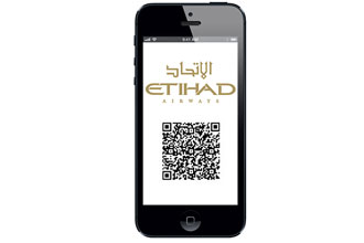 Etihad introduces mobile boarding pass