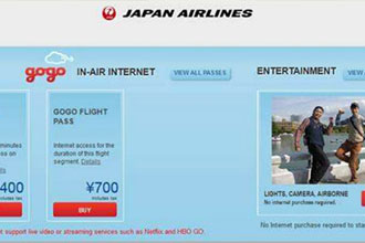 Japan Airlines launches Wi-Fi and wireless IFE on domestic services