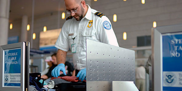 Airport security regulations concerning electronic devices