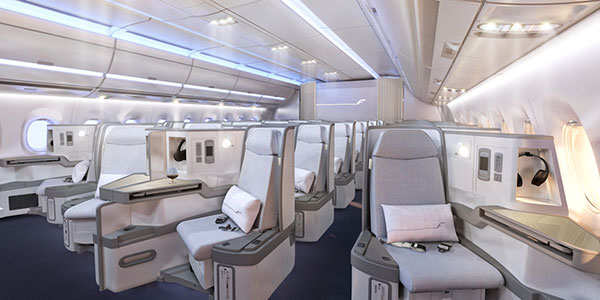 Finnair har valt Zodiac Cirrus III-säte i Business Class på A350 XWB