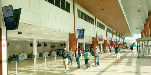 Halifax check-in hall