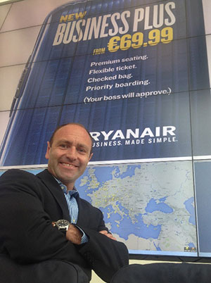 Kenny Jacobs, Ryanair’s Chief Marketing Officer