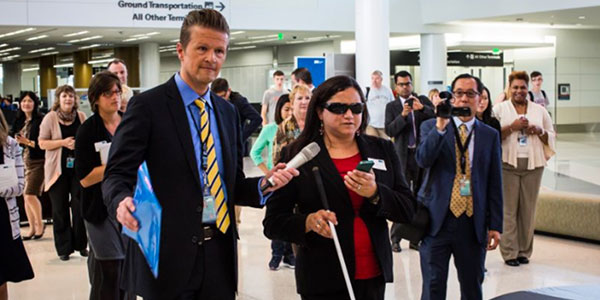 SFO held a special press event to mark the launch of the prototype app