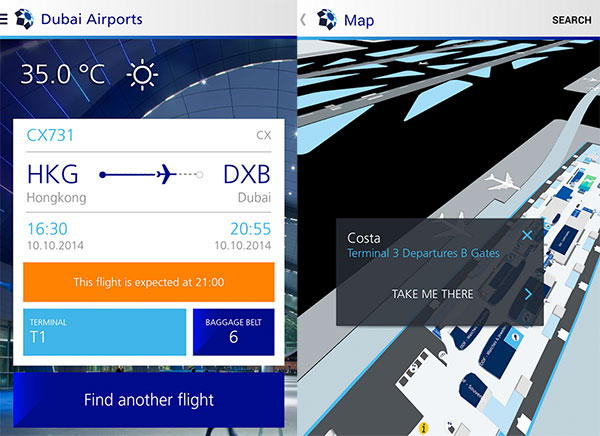 New Dubai Airports App