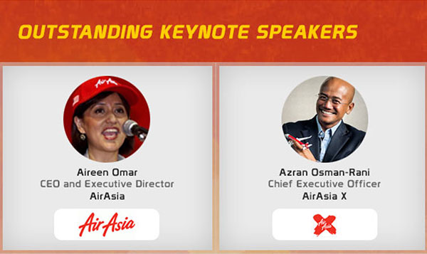 AirAsia and AirAsia X CEOs to deliver keynotes at FTE Asia