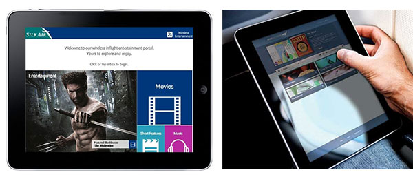SilkAir and Cebu Pacific wireless IFE