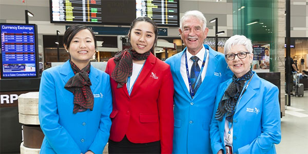 The Airport Ambassadros programme was first introduced at Sydney Airport in 1999