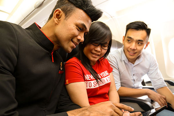 AirAsia inflight connectivity