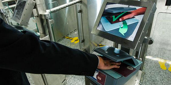 EasyPASS automated border control e-gates