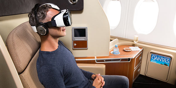 Qantas Samsung Gear VR Headsets