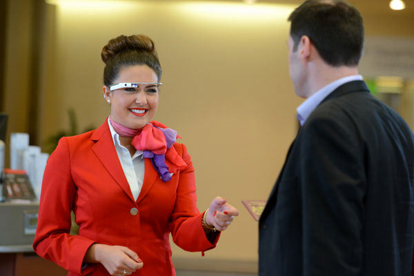 Virgin Atlantic has been a pioneer of Google Glass