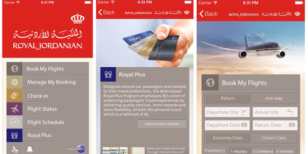 royal jordanian book flights