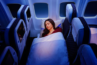 Air Astana launches lie-flat economy seating option