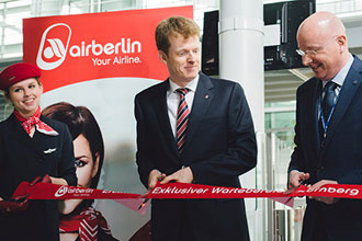 Airberlin adds premium gate amenities at Nuremberg Airport