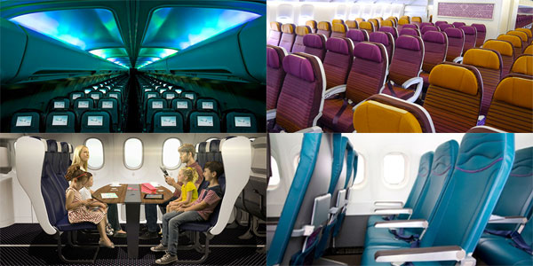Airlines investing in distinctive cabin design and service