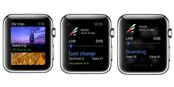 Emirates Apple watch app