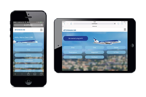 Estonian Air rolls out AirFi onboard streaming solution