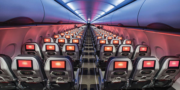 Avianca A320 interior