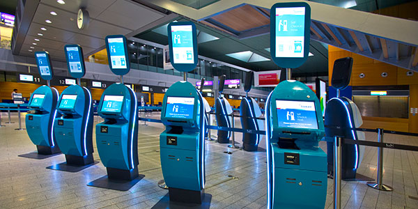 Luxembourg Airport self service