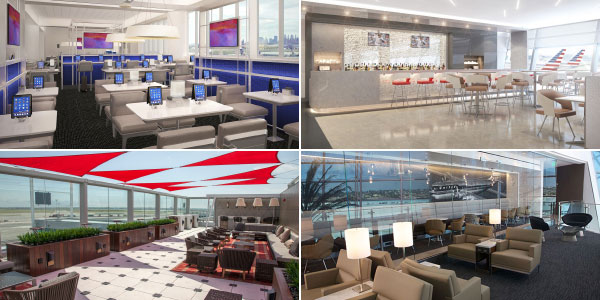 US airlines Premium passenger facilities